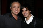 Hilversum 12 januari 2008
Gordon met zijn nieuwe spaansed vriend Jose na idols.