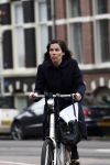 Amsterdam 4 april 2009
Halina Reijn  op de fiets in amsterdam.
Peter Smulders bv