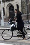 Amsterdam 4 april 2009
Halina Reijn  op de fiets in amsterdam.
Peter Smulders bv