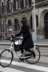 Amsterdam 4 april 2009
Halina Reijn  op de fiets in amsterdam.
Peter Smulders bv