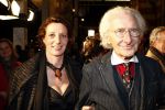 Amsterdam 11 maart 2008
Het boekenbal in de stadsschouwburg van Amsterdam. Harry Mulisch met vrouw
Peter Smulders bv
