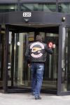 Amsterdam 29 oktober 2007
Rechtzaak  tegen de hells angels . oa Bram Moszkowicz en Big Willem v Boxtel zijn aanwezig.