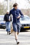 Amsterdam 5 maart 2008
Herman Boerman hard aan het lopen.
Peter Smulders bv