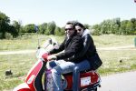 Amsterdam 12 mei 2009
Het blad Grazia organiseert samen met vespa scooters een leuke rally door amsterdam heen. Horrace Cohen met zijn vriendin
Peter Smulders bv