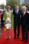 Utrecht 28 april 2009
Pieter v Vollenhoven viert zijn 70e verjaardag in het Beatrix theater in Utrecht. Prinses laurentien met prins Constantijn en Hugo Carlos de borbon parma
Peter Smulders bv