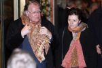 Amsterdam 1 februari 2008
Koningin Beatrix (70jaar) en Prinses Margriet (65 jaar) vieren hun verjaardag in Carre. Huub Oosterhuis met zijn vriendin
