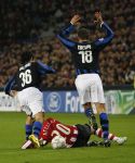 Eindhoven, 12 December 2007
Champions League wedstrijd PSV-Internationale Milan, eindstand 0-1 Seizoen 2007/2008
Ibrahim Afellay  Crespo en Boltoni