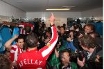 Ferd van Odenhoven
Arnhem, 20 April 2008 Kompetitiewedstrijd Vitesse-PSV, eindstand 0-1 Seizoen 2007/2008
PSV Landskampioen
Ibrahim Afellay en Otman Bakkal met de kampioensschaal