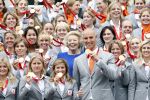 Den Haag 27 augustus 2008
De Olympische medaille winnaars van Peking op het bordes bij Koningin Beatrix. Aanwezig oa Anky v Grunsven Maarten v d Weijden Inge Dekker Marianne Vos Naomi v As Fatima de Moreiro Melo, anky v Grunsven Deborah Gravenstijn...
Peter Smulders bv