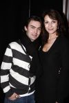 Amsterdam 26 januari 2008
Modeshow Bibi v d Velden tijdens Amsterdam fashion week. Irene v d Laar met vriend Sander