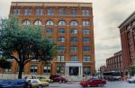 Elm Street in Dallas waar John F Kennedy werd verwmoord op 22 November 1963 door waarschijnlijk Le Harvey Oswald
JF Kennedy