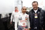 Barcelona 11 maart 2009
Test dag voor de formule 1 teams op het circuit van Barcelona. Jack Plooij met Lewis Hamilton
Peter Smulders bv