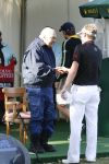 4 November 2007 Valderrama Golfclub ( Spanje )
Finaledag Volvo Masters Seizoen 2007
Eigenaar van Golfbaan Valderrama Patino Sr. begroet traditioneel op de eerste tee Luke Donald