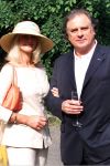 Breukelen, 13 Juni 2001 Haringparty op Neyenrode
Jan Cremer met zijn vrouw Babette Cremers