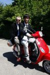 Amsterdam 12 mei 2009
Het blad Grazia organiseert samen met vespa scooters een leuke rally door amsterdam heen. Jan Kooijman met zijn vader Jan
Peter Smulders bv