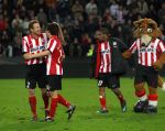 Eindhoven, 12 Maart 2008
UEFA 1/8 finale PSV-Tottenham Hotspur FC, eindstand 0-1
PSV wint na verlenging en straschoppen met 6-5 en gaat door naar de 1/4 Finale
Jan Kromkamp met Drik Marcellis