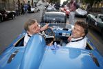 Brescia 15 mei 2008
Start van de Mille Miglia in Brescia. State of art rijdt met 2 porsches mee. 
Gijs v Lennep en Jan Lammers