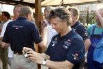 Brescia 15 mei 2008
Start van de Mille Miglia in Brescia. State of art rijdt met 2 porsches mee. 
Jan Lammers