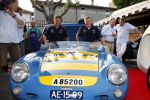 Brescia 15 mei 2008
Start van de Mille Miglia in Brescia. State of art rijdt met 2 porsches mee. 
Gijs v Lennep en Jan Lammers