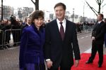 Amsterdam 1 februari 2008
Koningin Beatrix (70jaar) en Prinses Margriet (65 jaar) vieren hun verjaardag in Carre. Jan Peter Balkenende  met vrouw Bianca
Peter Smulders bv