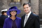 Den Haag 16 september 2008
Prinsjesdag 2008 op het binnenhof. 
Jan Peter Balkenende met zijn vrouw Bianca Balkenende