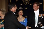 Den Haag 22 april 2009
Diner met de koninklijke familie van zweden en nederland. Aanwezig waren Prinses Maxima Koningin Beatrix Prins Willem Alexander Prinses Margriet Koning Carl Gustav en Koningin Silvia.. Jan Peter Balkenende
Peter Smulders bv