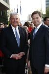 Utrecht 28 april 2009
Pieter v Vollenhoven viert zijn 70e verjaardag in het Beatrix theater in Utrecht. Jan Peter Balkenende en Jaap Rost Onnes
Peter Smulders bv
