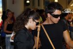 Ibiza 5 september 2007
Jan Smit en zijn vriendin Yolanthe Cabau v Kasbergen vertrekken teru naar Nederland na de begrafenis van haar vader.