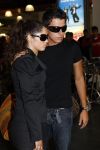 Ibiza 5 september 2007
Jan Smit en zijn vriendin Yolanthe Cabau v Kasbergen vertrekken teru naar Nederland na de begrafenis van haar vader.