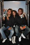 Amsterdam, 11 Juli 2008
Jan Smit met zijn vriendin Yolanthe Cabau en manager Jaap Buys
met zijn nieuwe wassenbeeld en tevens nieuwe singlle release