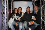 Amsterdam, 11 Juli 2008
Jan Smit met zijn vriendin Yolanthe Cabau en manager Jaap Buys
met zijn nieuwe wassenbeeld en tevens nieuwe singlle release