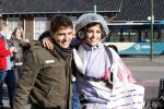 Volendam 18 oktober 2007
Yolanthe Cabau v Kasbergen krijgt van de zus van Jan inburgeringscursus in Volendam. Bouw huis Jan Smit en Yolanthe.