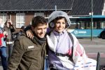 Volendam 18 oktober 2007
Yolanthe Cabau v Kasbergen krijgt van de zus van Jan inburgeringscursus in Volendam. Bouw huis Jan Smit en Yolanthe.