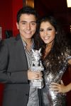 Amsterdam 27 oktober 2007
Jan Smit wint TMF award voor beste zanger en Yolanthe Cabau v Kasbergen is er bij in de heineken music hall.