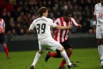 Eindhoven, 12 Maart 2008
UEFA 1/8 finale PSV-Tottenham Hotspur FC, eindstand 0-1
PSV wint na verlenging en straschoppen met 6-5 en gaat door naar de 1/4 Finale
Jefferson Farfan in duel met Jonathan Woodgate