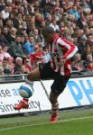 Eindhoven, 13 April 2008 Kampioenswedstrijd PSV-FC Twente, eindstand 1-1 Seizoen 2007/2008. PSV daardoor nog niet kampioen.
Jefferson Farfan