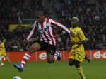 Eindhoven, 20 Oktober 2007
Kompetitiewedstrijd PSV-VVV, eindstand 3-1
Seizoen 2007/2008
Jefferson Farfan in duel met Mike Mampuya