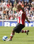 Eindhoven, 23 September 2007 Seizoen 2007/2008 Kompetitewedstrijd PSV-Feyenoord, eindstand 4-0
Jefferson Farfan