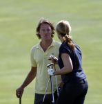 Faro 5 mei 2008
Linda de Mol Julian Noah en Jeroen Rietbergen aan het golfen tijdens hun vakantie op vale do lobo.
Peter Smulders bv