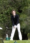 Vale do Lobo 24 februari 2008
Linda de Mol golfend met haar nieuwe vriend Jeroen Rietbergen op vale do lobo  waar Linda een huis heeft.
Peter Smulders bv
