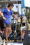 Curacao 31 december 2008
Sound check Jeroen v d Boom op Mambo Beach voor oudjaarsconcert. Jeroen met zijn zoon Daan
Peter Smulders bv