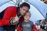 Blaricum 20 augustus  2008
Joep Sertons met zijn zoontje op de kermis.