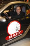 Amsterdam 15 januari 2008
John Heitinga  krijgt smart auto voor het goede doel.