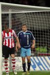 Eindhoven, 19 Maart 2008 Kompetitiewedstrijd PSV-AJAX, eindstand 0-0 
Seizoen 2007/2008
John Heitinga bewaakt Timmy Simons