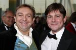 Rotterdam 16 december 2007
premiere Evita in het nieuwe Luxor theater.Jon v Eerd met vriend