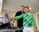 Eindhoven, 2 Mei 2008 
Contract ondertekening en Golfinstructie door Bart v d Wind en Aad v Osmet Golfpro Joost Luiten 
Foto Peter Smulders BV te Eindhoven