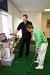 Eindhoven, 2 Mei 2008 
Contract ondertekening en Golfinstructie door Bart v d Wind en Aad v Osmet Golfpro Joost Luiten 
Foto Peter Smulders BV te Eindhoven