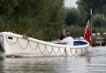 Weesp 31 augustus 2008
Jort Kelder met een vriend aan het varen met zijn boot op de Vecht.
