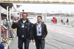 Barcelona 11 maart 2009
Test dag voor de formule 1 teams op het circuit van Barcelona. Jasck Plooij Frits v Eldik en Jos Verstappen
Peter Smulders bv