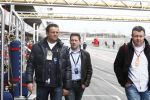 Barcelona 11 maart 2009
Test dag voor de formule 1 teams op het circuit van Barcelona. Jasck Plooij Frits v Eldik en Jos Verstappen
Peter Smulders bv